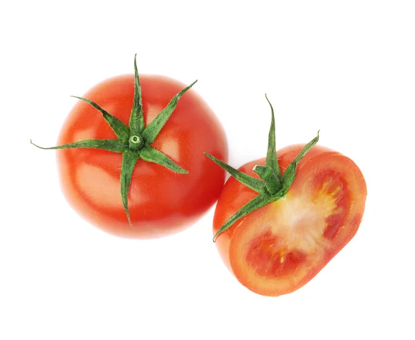 Sliced and cut tomatoes — Stock Photo, Image