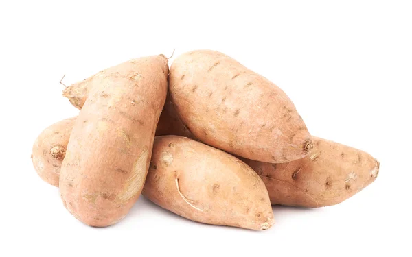 Куча сладких картофельных растений — стоковое фото