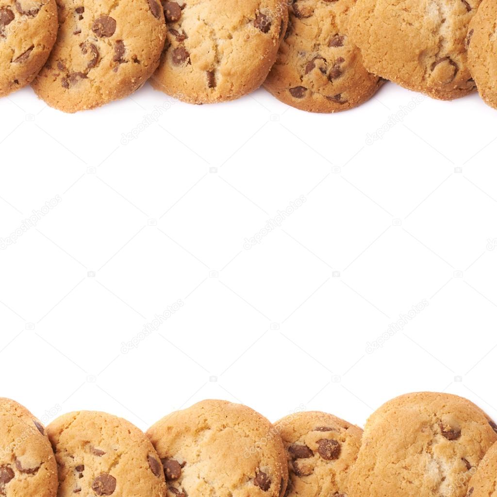 Borders made of cookies — Stock Photo © exopixel 77457400