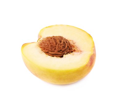 Şeftali meyve yarısı