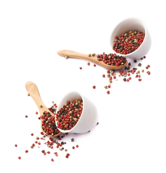 Cup with pepper seeds — Stock Photo, Image