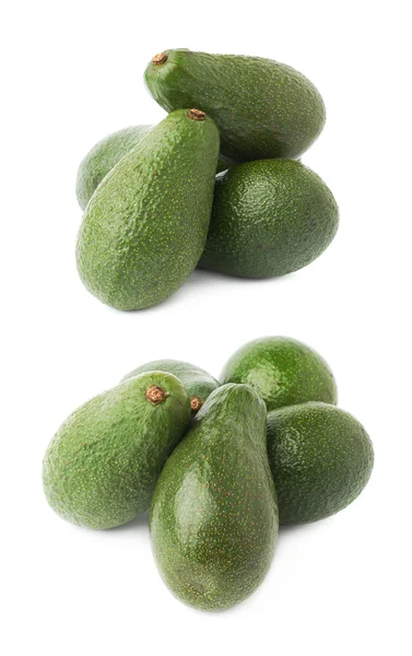 Green avocados composition — Stock Photo, Image