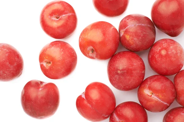 Multiple red plums — Stock Photo, Image