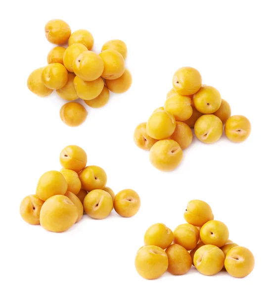 Wiele żółte śliwki — Zdjęcie stockowe