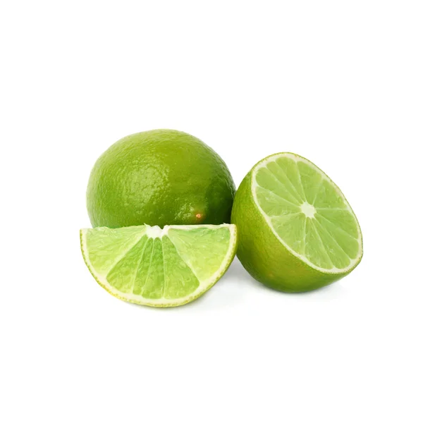 Composición de frutas de lima servidas —  Fotos de Stock