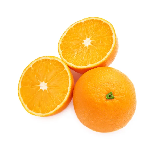 Orangenfrucht serviert — Stockfoto