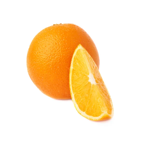 Served orange fruit composition — Stock Photo, Image