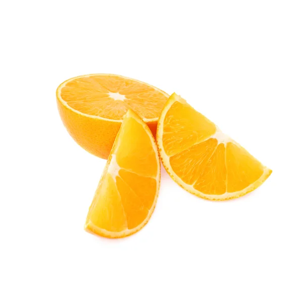 Served orange fruit composition — Stock Photo, Image