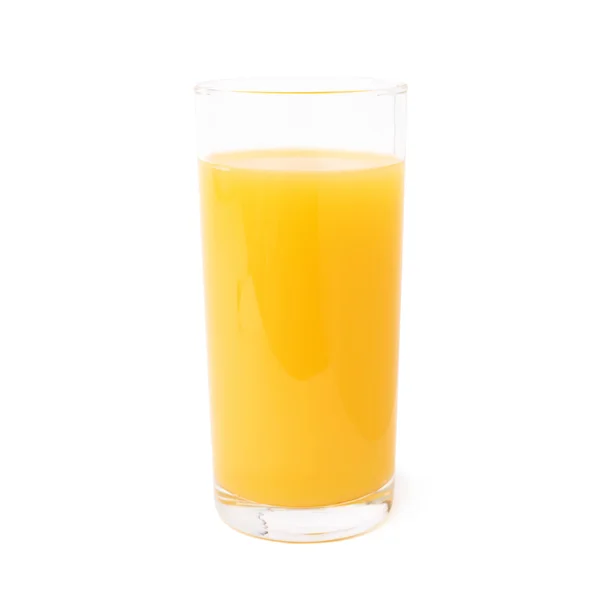 Glass filled with the orange juice — Stock Photo, Image
