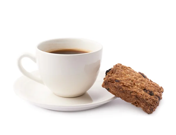 Tasse de café et biscuit — Photo