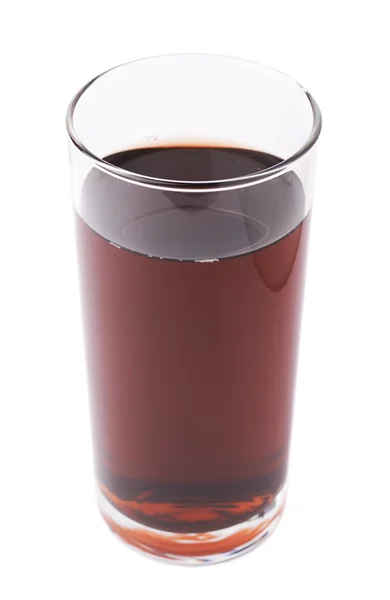 Glass filled with red juice — Stockfoto