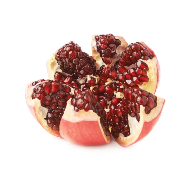 Served pomegranate fruit — Stock Photo, Image