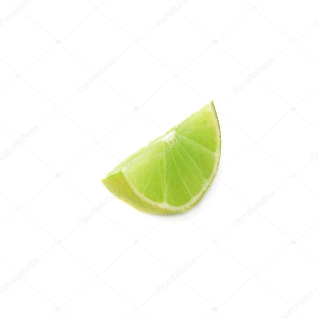 Slice section of lime