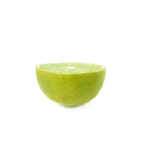 Green lime half — Stock Photo, Image