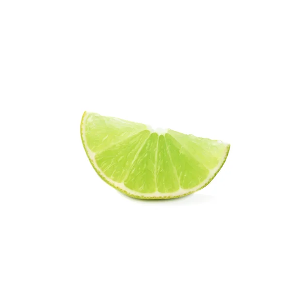 Slice section of lime — Stock Photo, Image