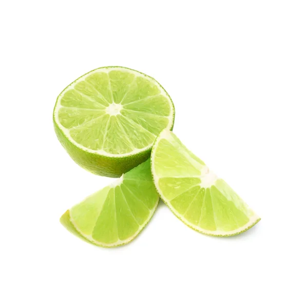 Limon meyve kompozisyon hizmet — Stok fotoğraf