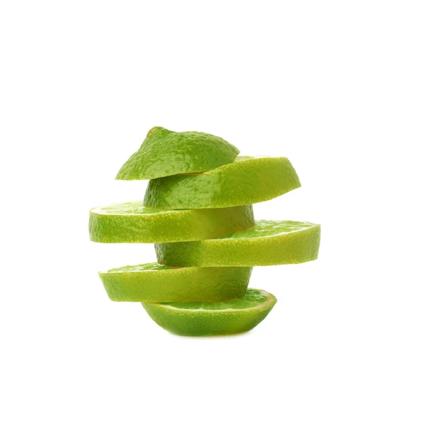 Fresh sliced lime — Stock Photo, Image