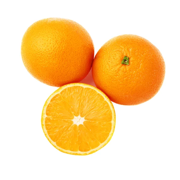 Served oranges composition — Stock Photo, Image