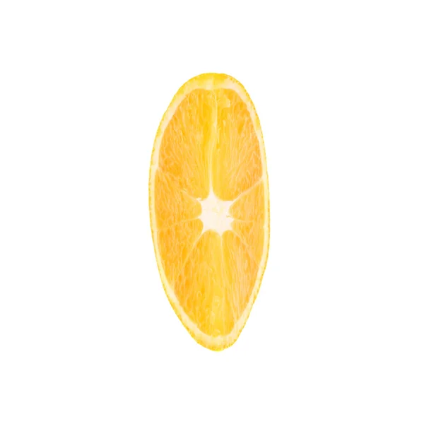 Slice section of ripe orange — Stock Photo, Image