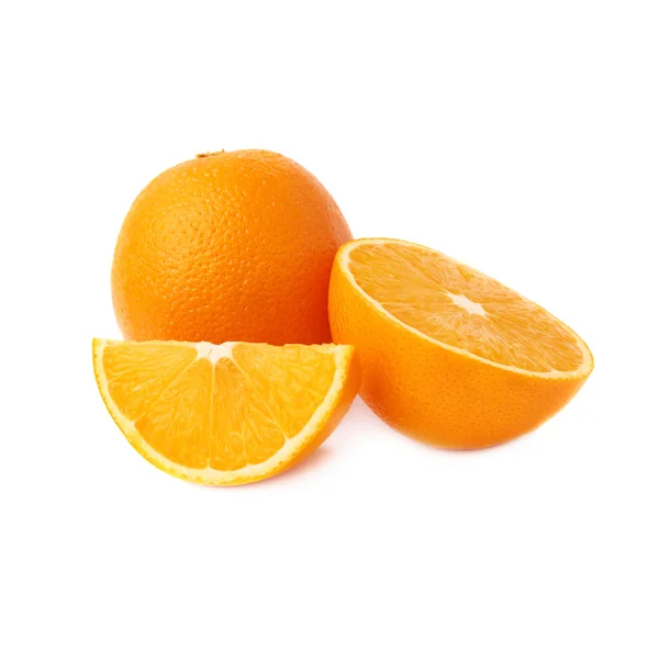 Served orange fruits composition — Stock Photo, Image