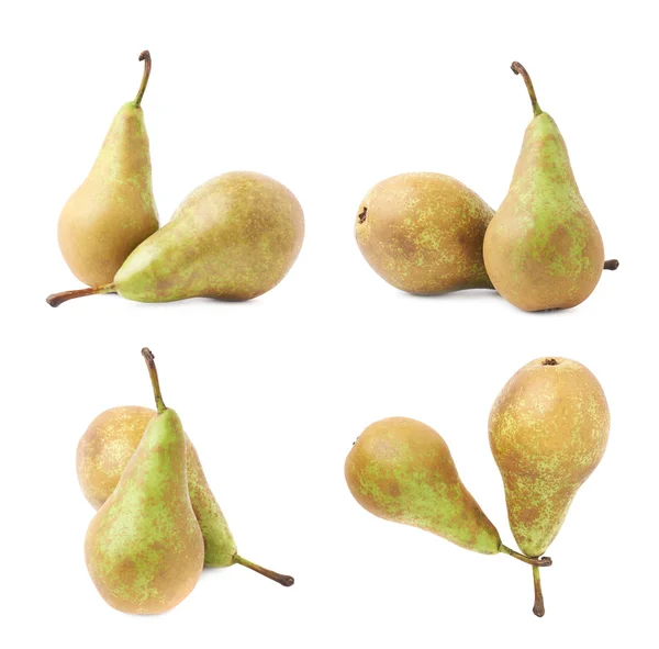 Gröna päron sammansättning — Stockfoto