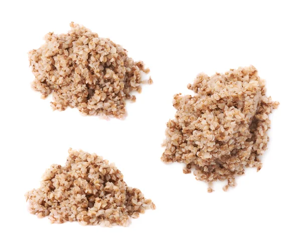 Pile of cooked buckwheat seeds — Stock Photo, Image