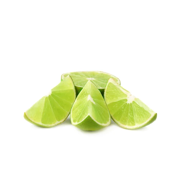 Composizione dei frutti di lime serviti — Foto Stock