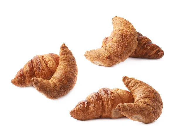 Croissant wienerbrød sammensætning - Stock-foto