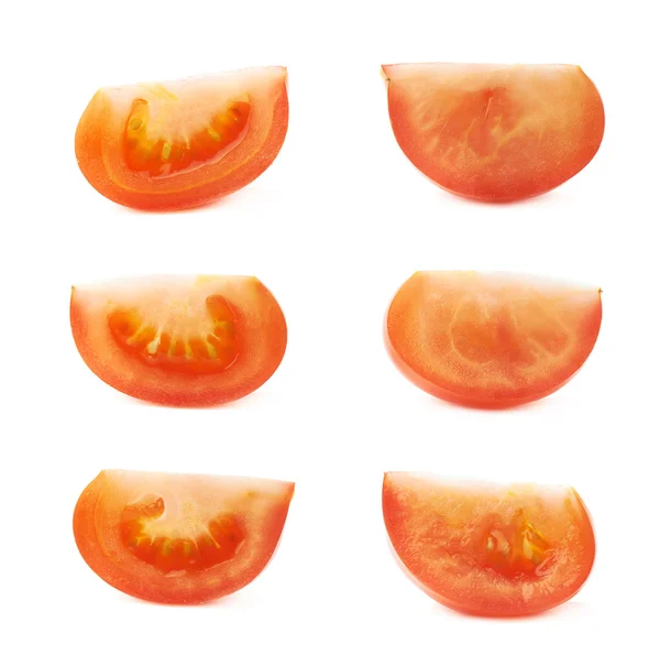 Plastry pomidora czerwony — Zdjęcie stockowe