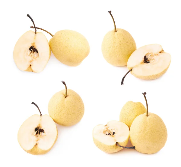 Cut and served yellow pear — Stock Photo, Image