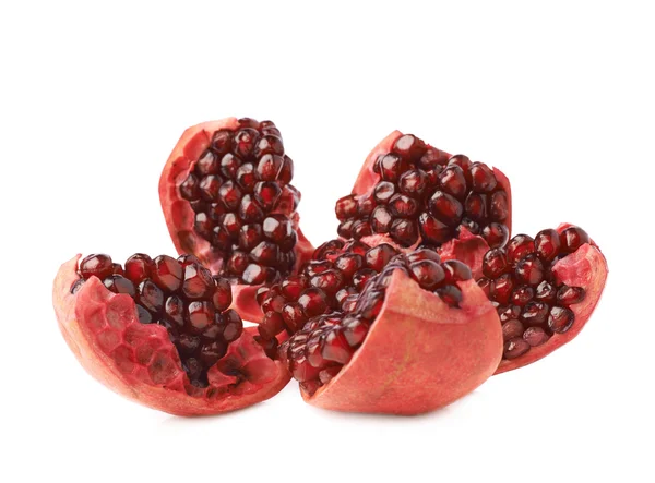 Served pomegranate fruit — Stock Photo, Image