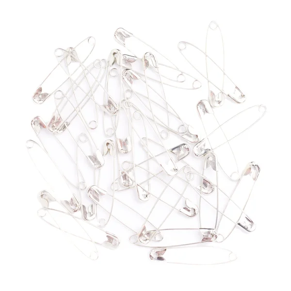 Pile of safety pins — Stock Photo, Image