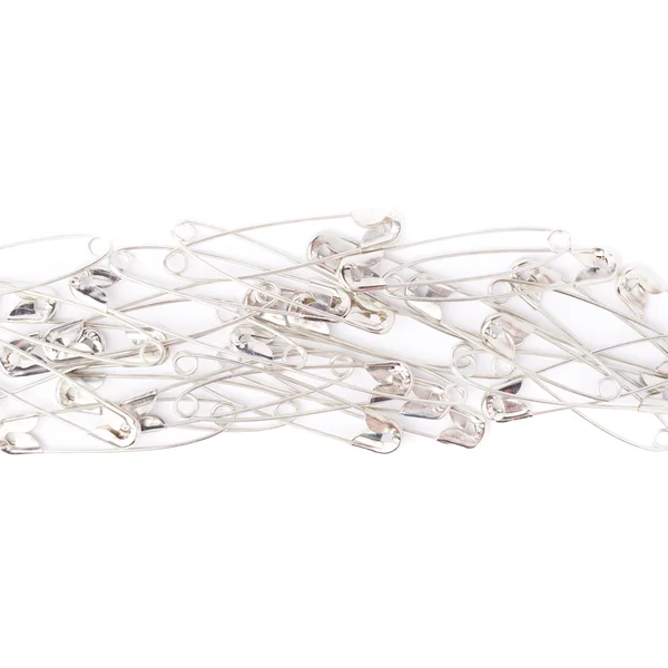 Pile of safety pins — Stock Photo, Image