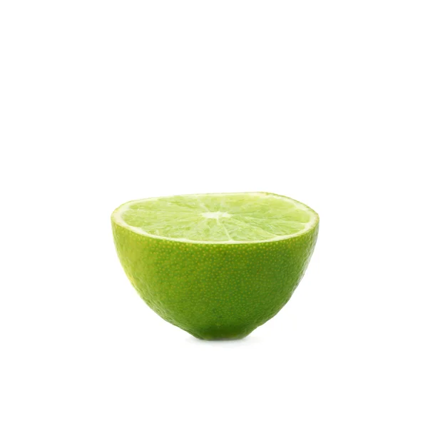 Green lime half — Stock Photo, Image