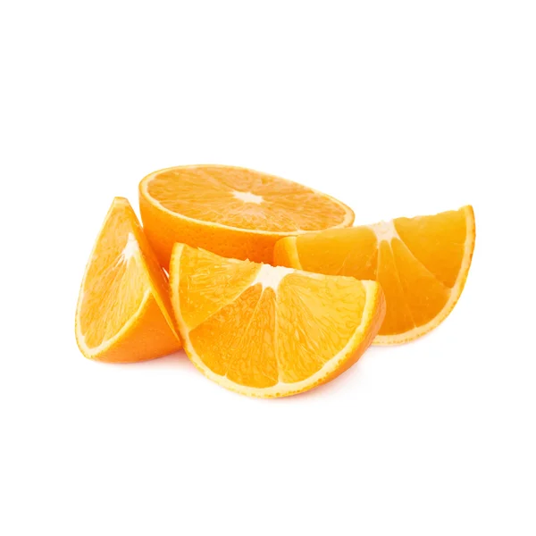 Served orange fruits composition — Stock Photo, Image