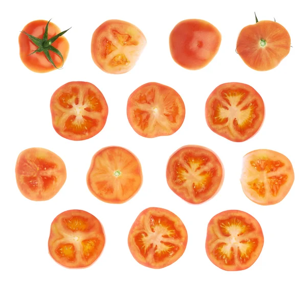 トマトの断面スライス — ストック写真