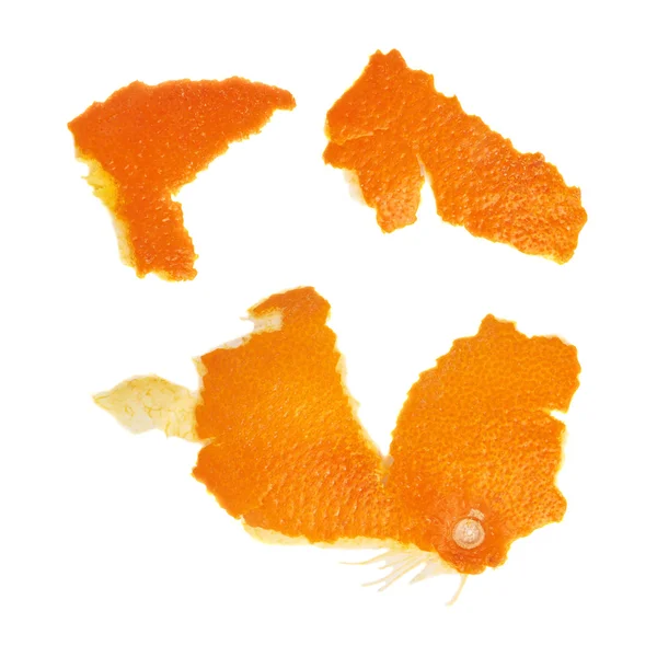 Části mandarinkové kůře — Stock fotografie