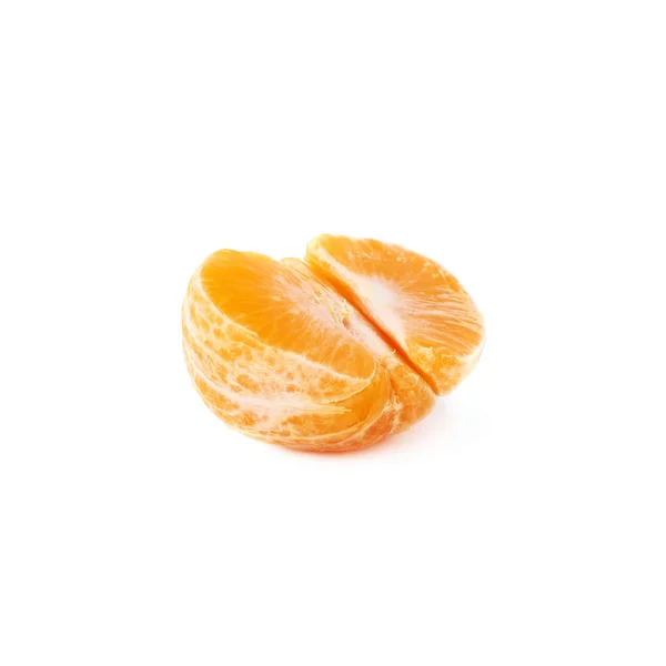 La moitié de mandarine juteuse fraîche — Photo