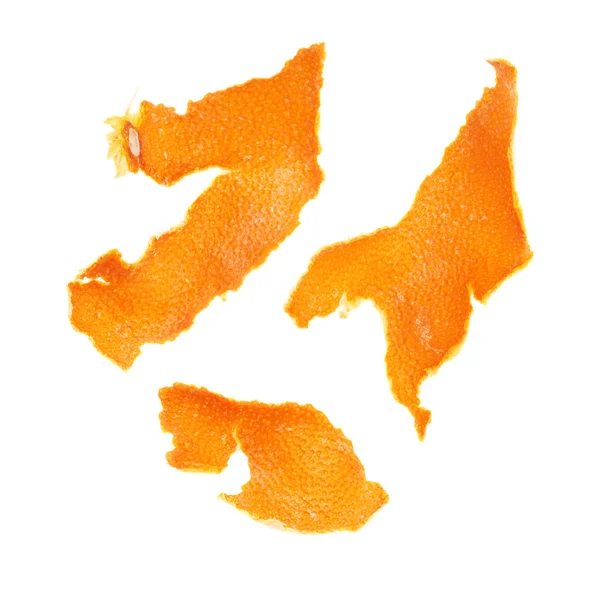 Teile der Mandarinenschale — Stockfoto