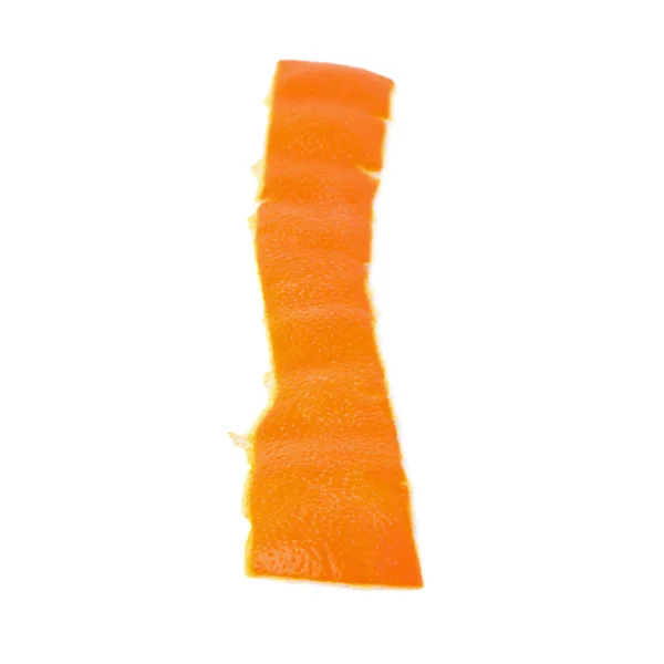 Deel van tangerine peel — Stockfoto