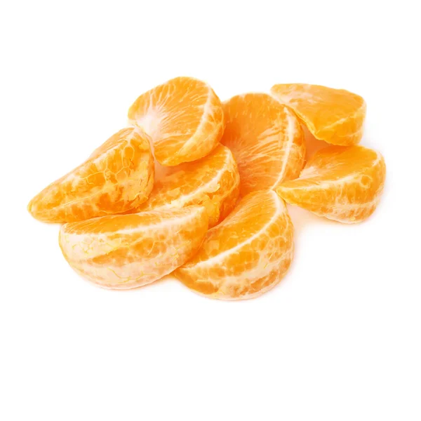 Kupie sekcje mandarynki — Zdjęcie stockowe