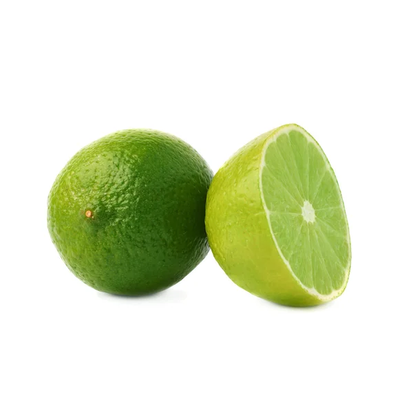 Limon meyve kompozisyon hizmet — Stok fotoğraf