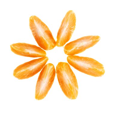Mandalina bölümlerini yığını