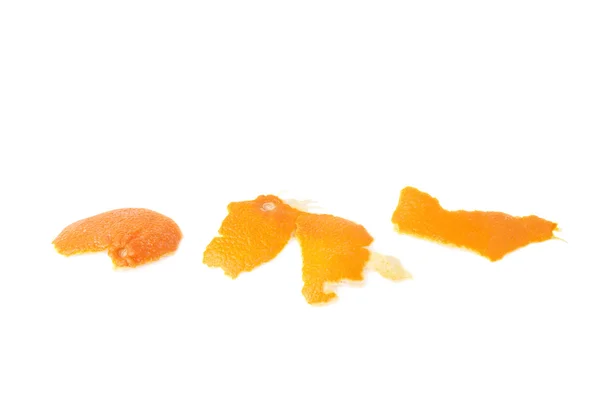 Delen van tangerine peel — Stockfoto