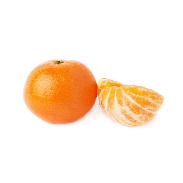 Served fresh tangerine composition — Stock Photo, Image