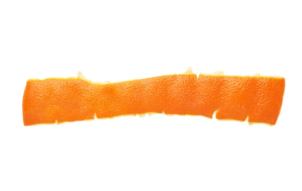 Częścią skórki mandarynki — Zdjęcie stockowe