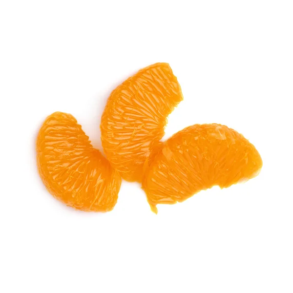 Secções cortadas de tangerina — Fotografia de Stock