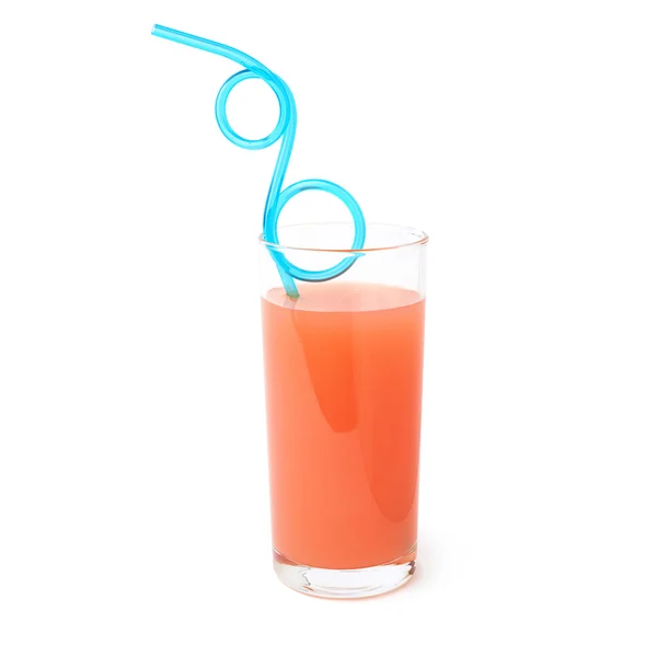 Glass of grapefruit juice — Stock Photo, Image