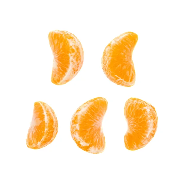 Szeletelt rétegei mandarin — Stock Fotó