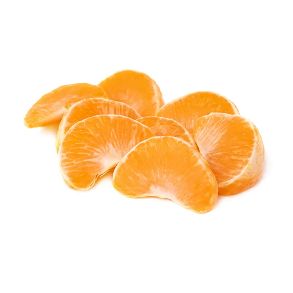 Pile of sections of tangerines — Stock Photo, Image